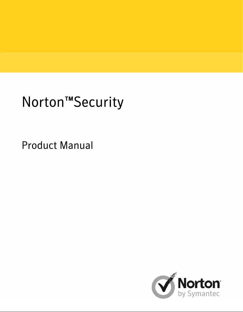 Page 1 de la notice Manuel utilisateur Symantec - Norton Standaard 3.0