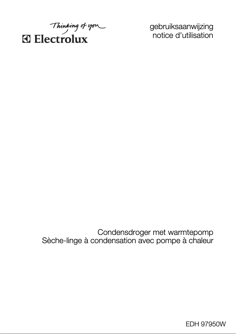 Page n°1 - Manuel utilisateur Electrolux EDH97950W