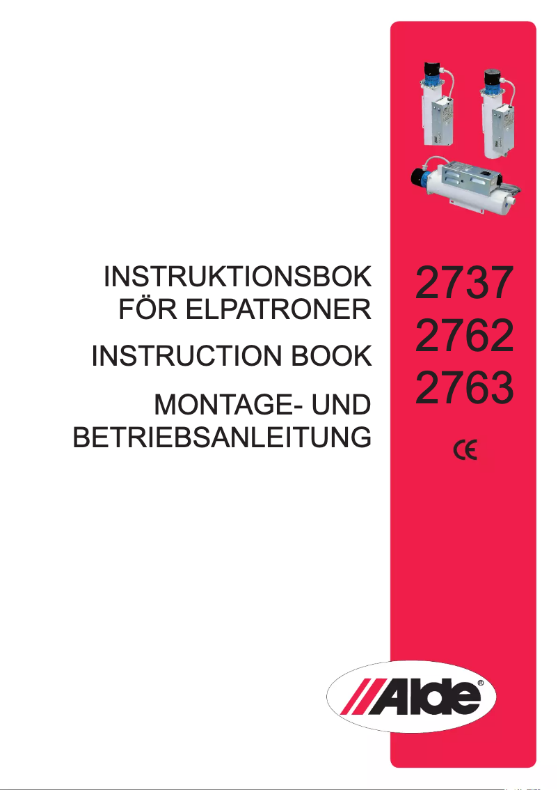 Página 1 del manual Manual de usuario Alde 2762