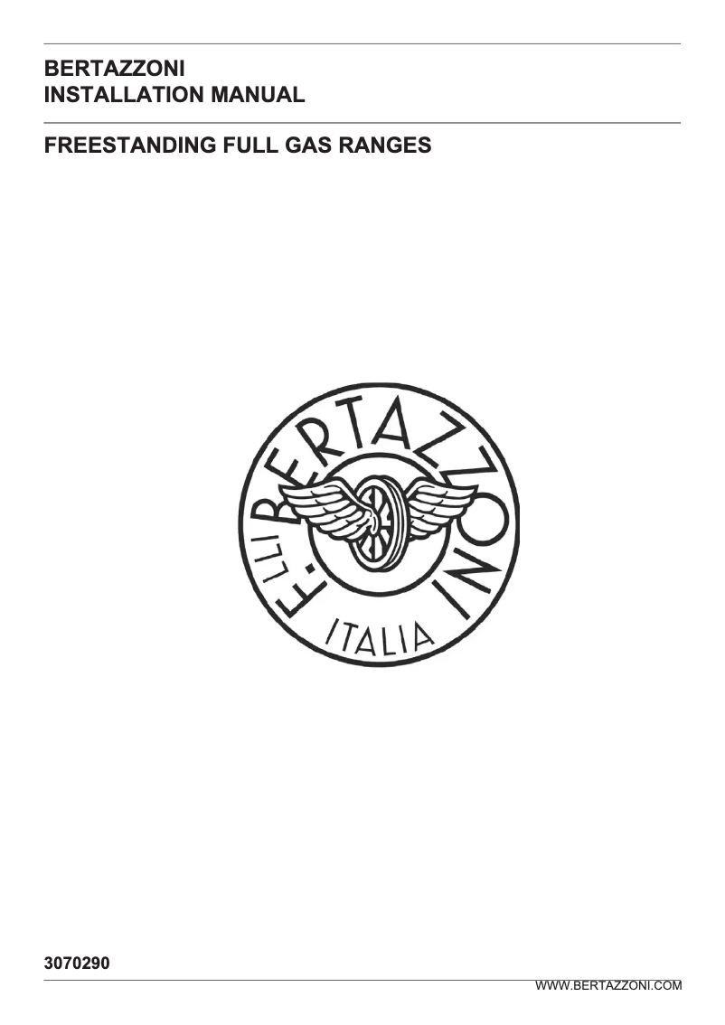 Image de la première page du manuel de l'appareil MAST305GASXE