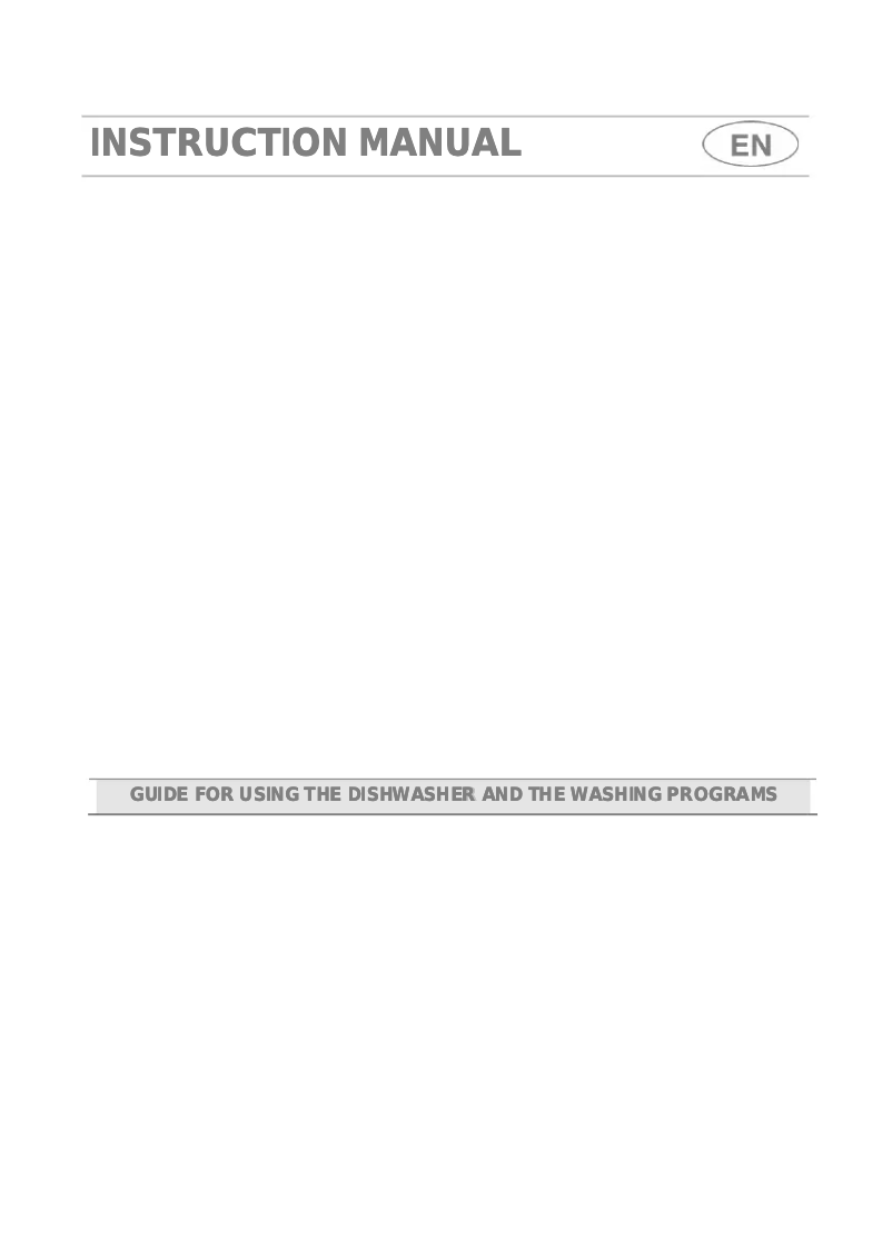 Page n°1 - Manuel utilisateur Smeg DF612WE