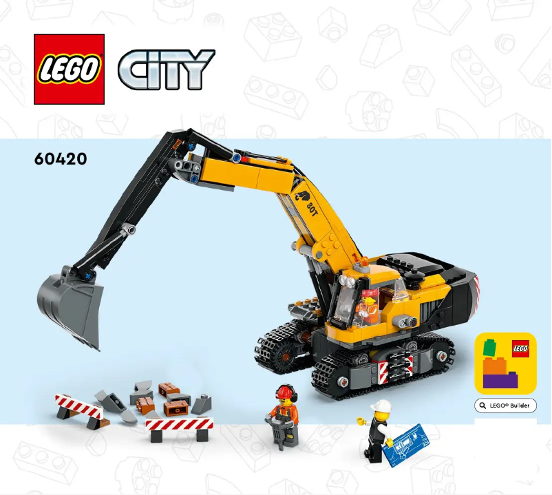 Page 1 de la notice Manuel utilisateur Lego City 60420