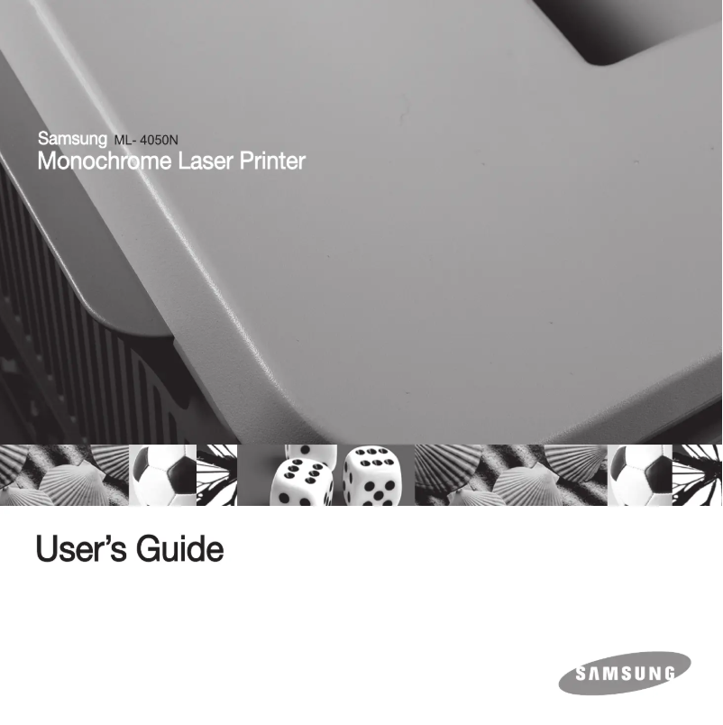 Page n°1 - Manuel utilisateur Samsung ML-4050ND