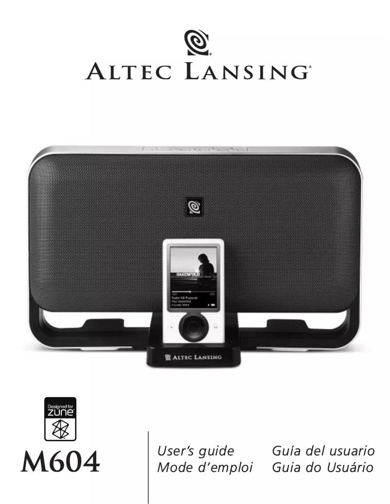Página 1 del manual Manual de usuario Altec Lansing M604