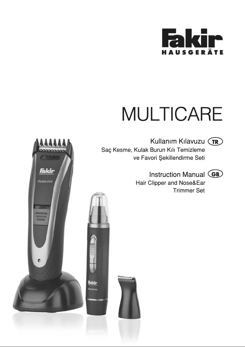 Image de la première page du manuel de l'appareil Multicare FKR-045