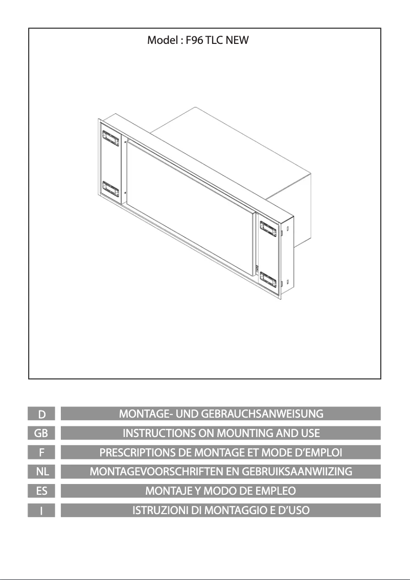 Image de la première page du manuel de l'appareil F96 TLC