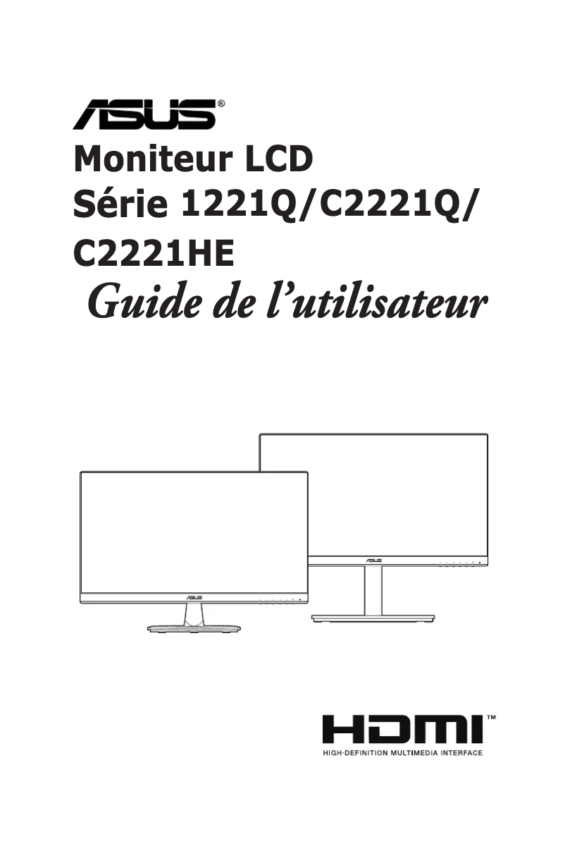 Image de la première page du manuel de l'appareil C2221HE