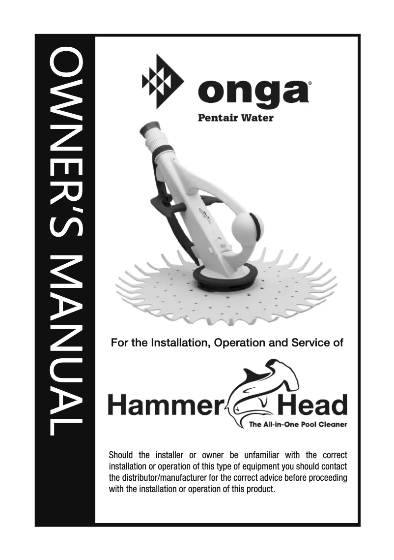 Image de la première page du manuel de l'appareil Hammerhead