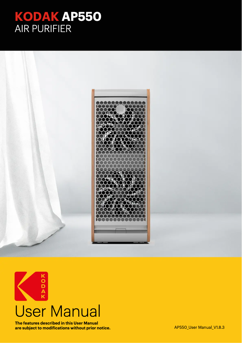 Page 1 de la notice Manuel utilisateur Kodak AP550