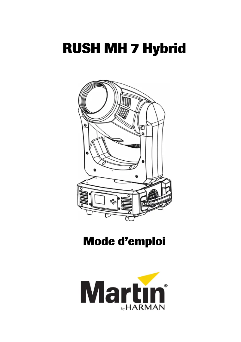 Image de la première page du manuel de l'appareil Rush MH 7 Hybrid