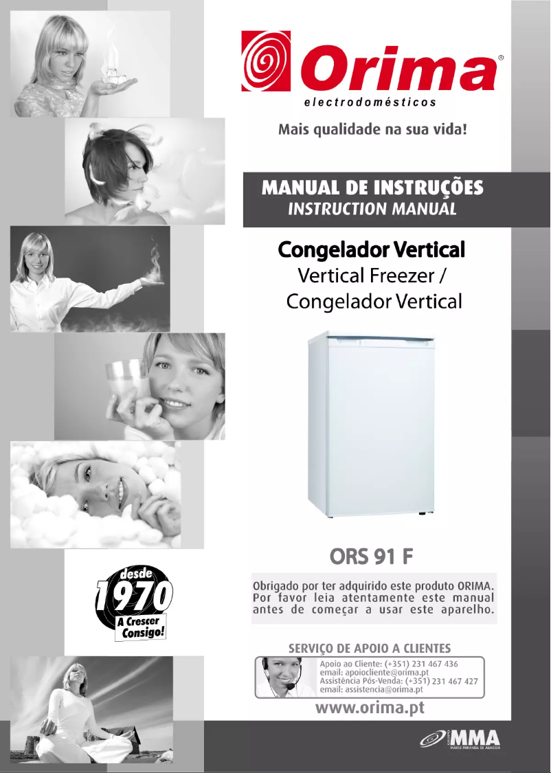 Page n°1 - Manuel utilisateur Orima ORS 91 F