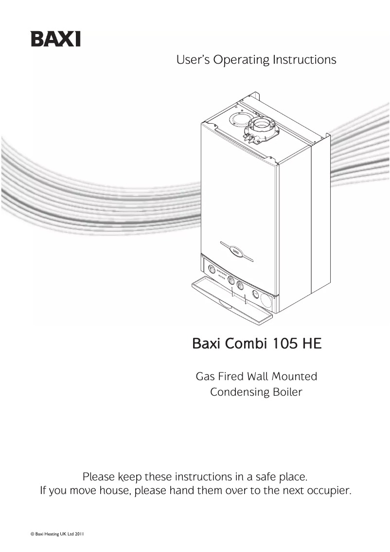 Imagen de la primera página del manual del dispositivo Combi 105 HE