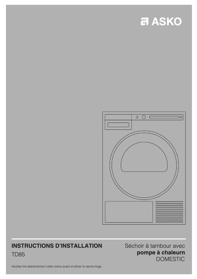 Image de la première page du manuel de l'appareil T411HSW