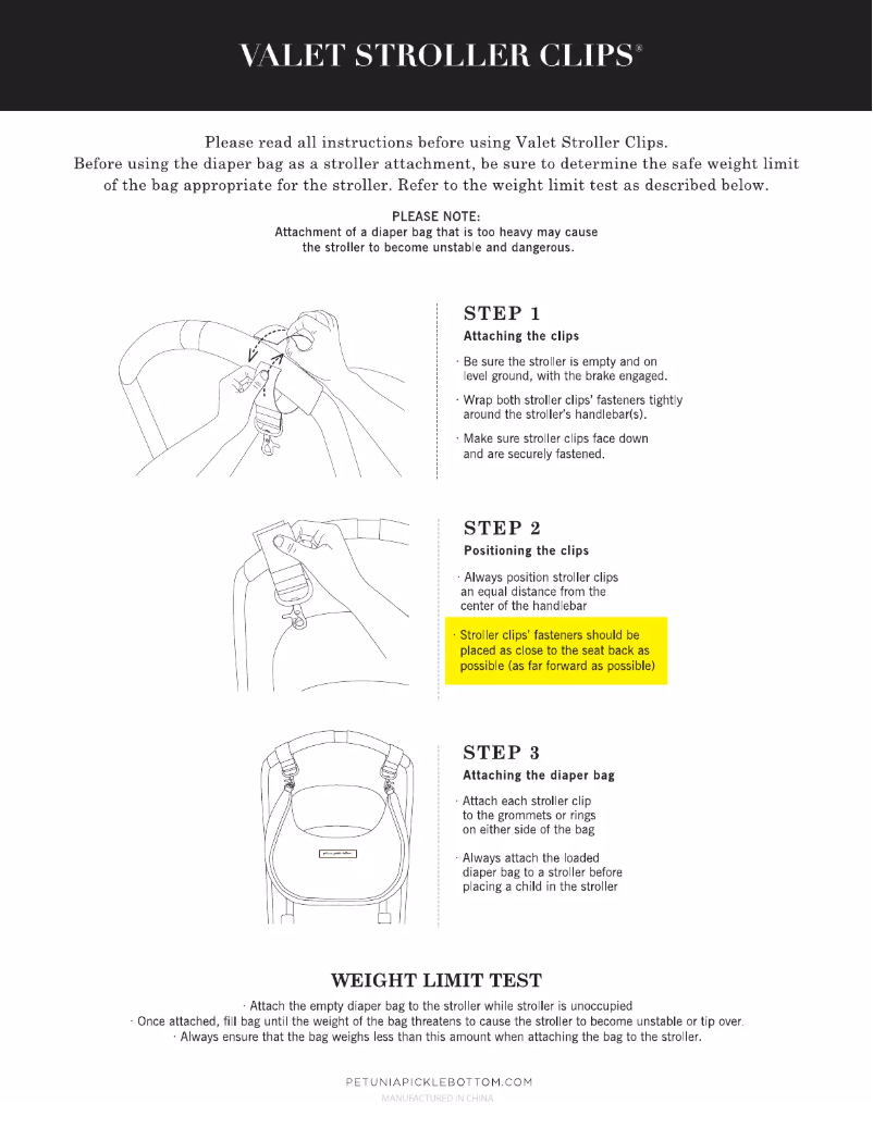 Page 1 de la notice Manuel utilisateur Petunia ACCVSC001