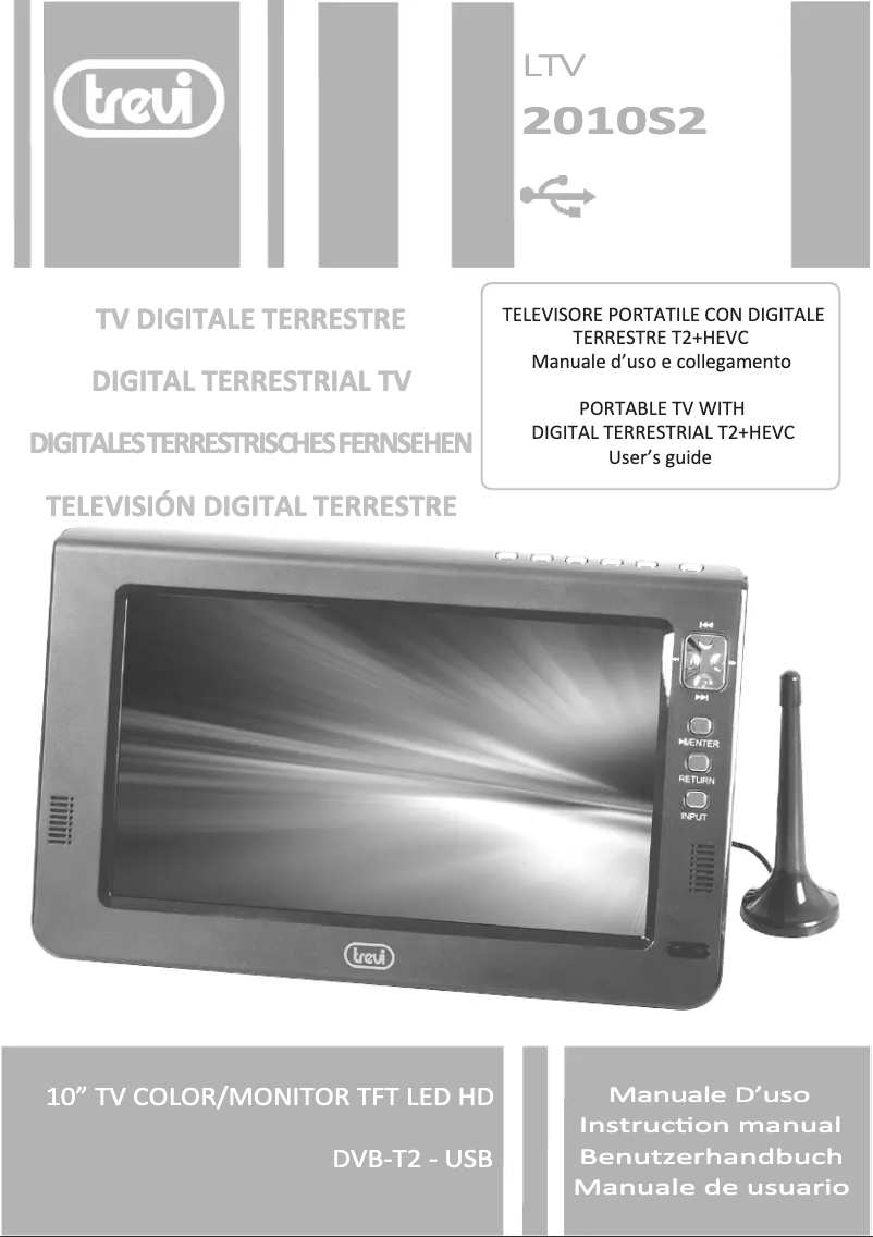 Page 1 de la notice Manuel utilisateur Trevi LTV 2010 S2