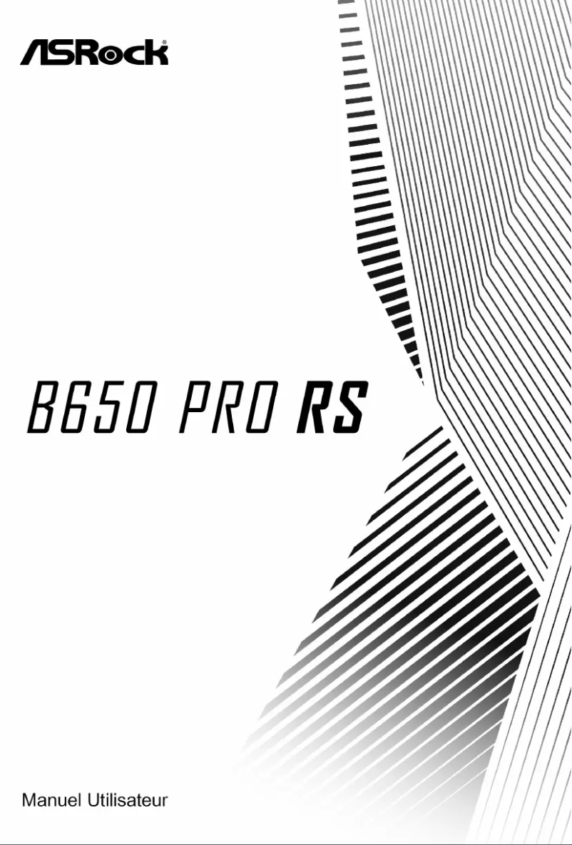 Page n°1 - Manuel utilisateur Asrock B650 Pro RS