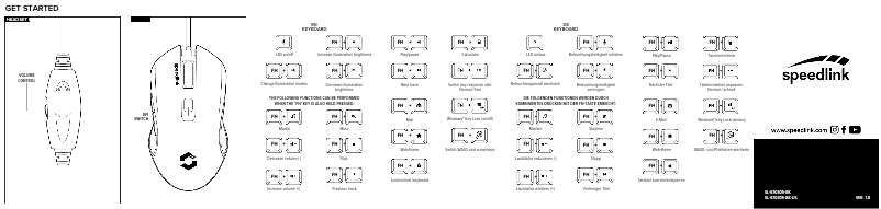 Page 1 de la notice Manuel utilisateur Speed-Link Lunera