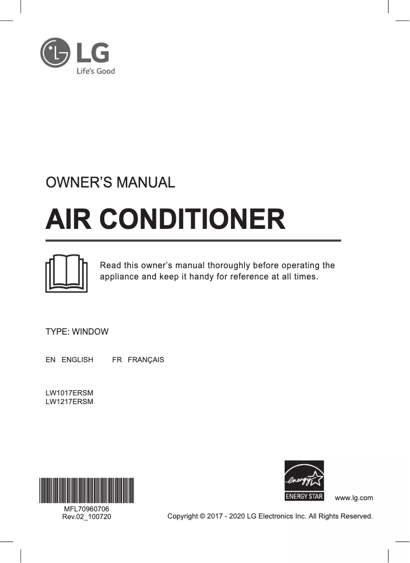Página 1 del manual Manual de usuario LG LW1217ERSM
