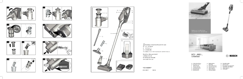 Page n°1 - Manuel utilisateur Bosch BCS101GB