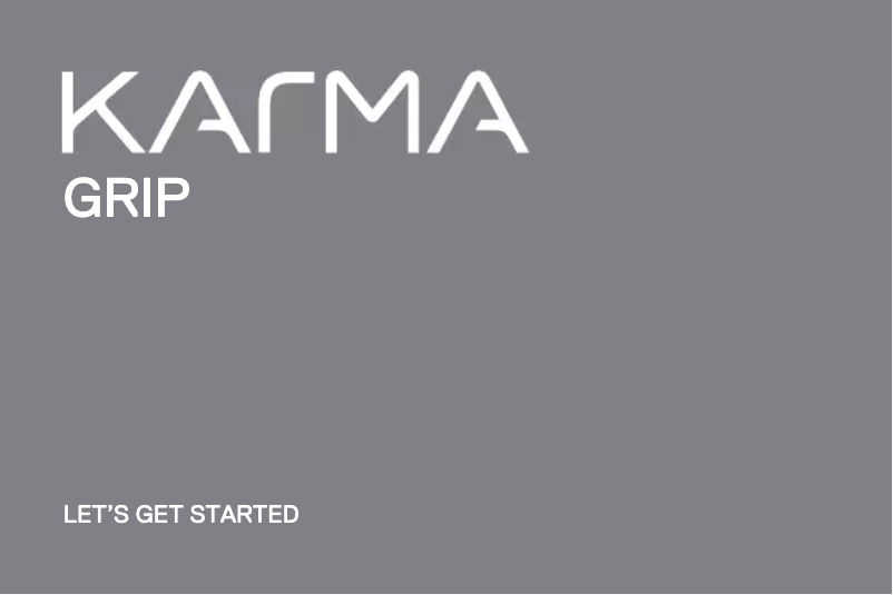 Page 1 de la notice Manuel utilisateur GoPro Karma Grip