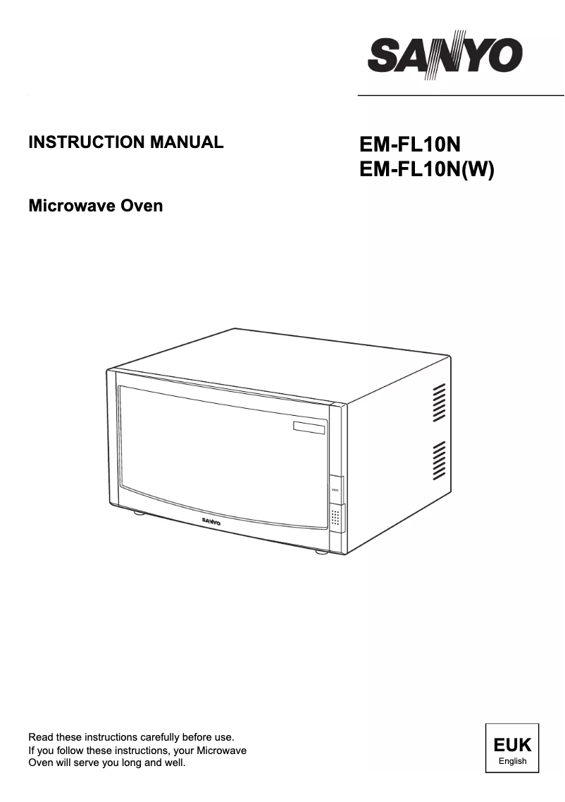 Image de la première page du manuel de l'appareil EM-FL10NG