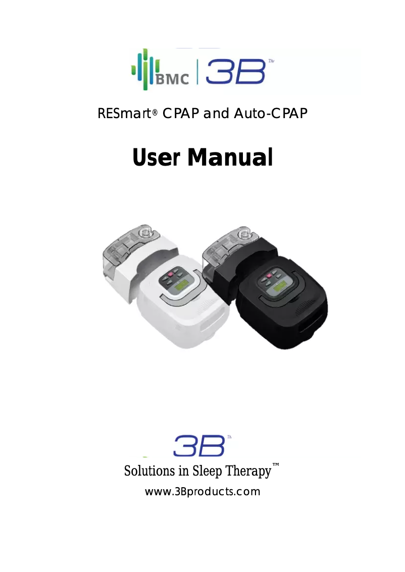 Página 1 del manual Manual de usuario 3B RESmart Auto