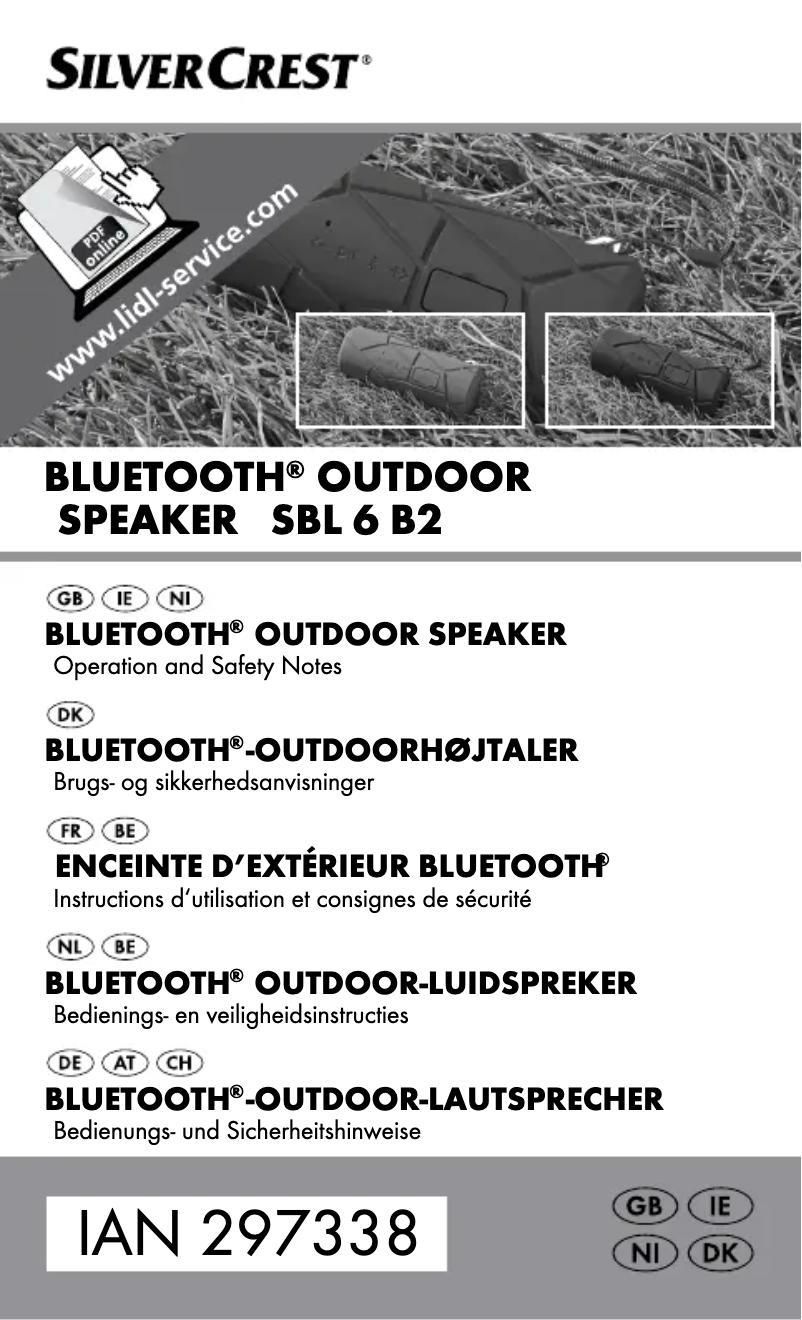 Page 1 de la notice Manuel utilisateur SilverCrest SBL 6 B2