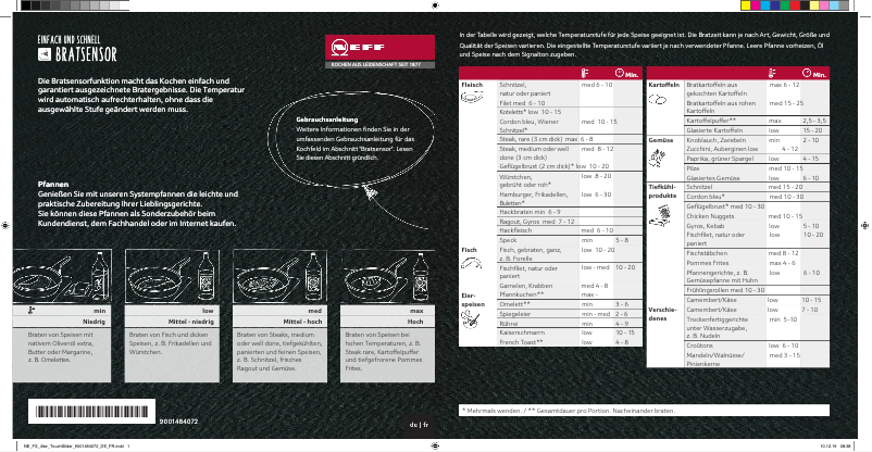 Page 1 de la notice Manuel utilisateur Neff T47PD7BX2