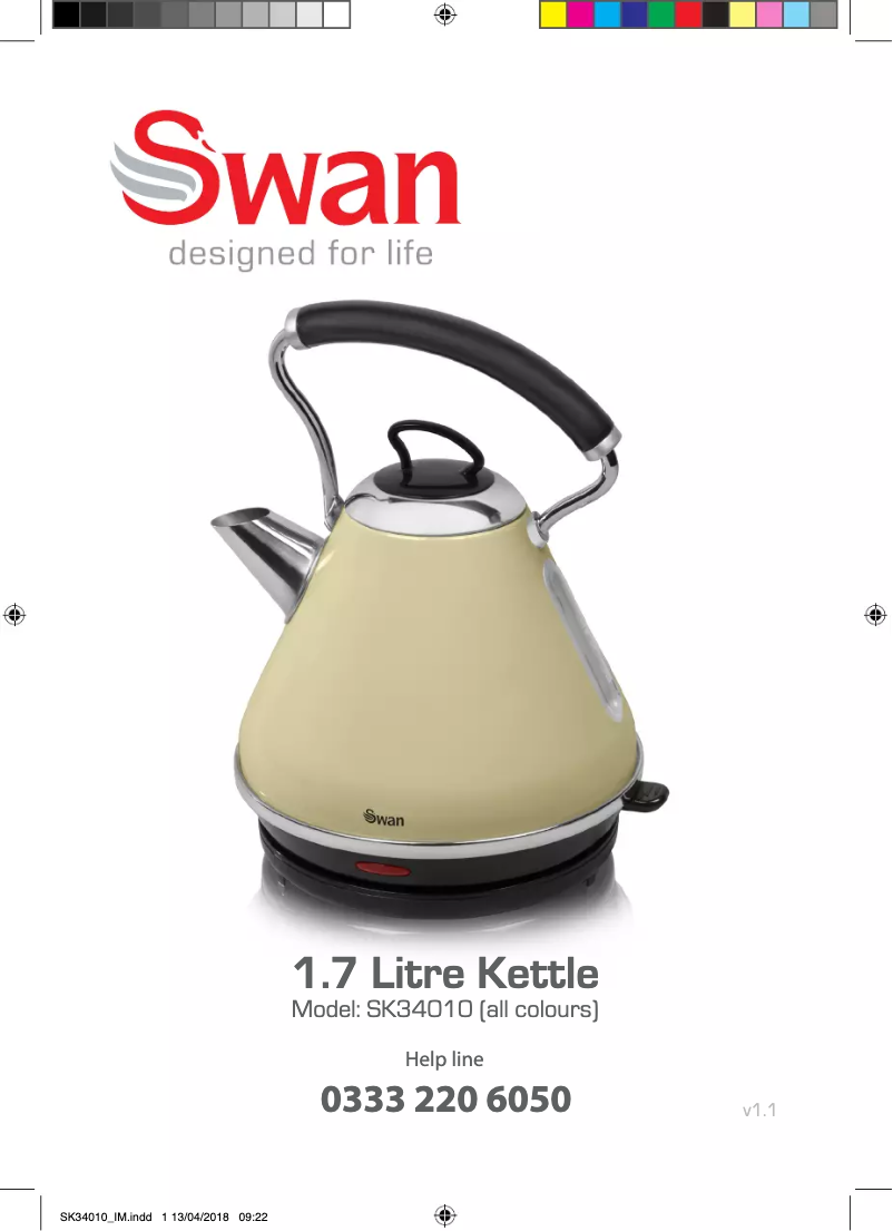 Image de la première page du manuel de l'appareil SK34010CREN