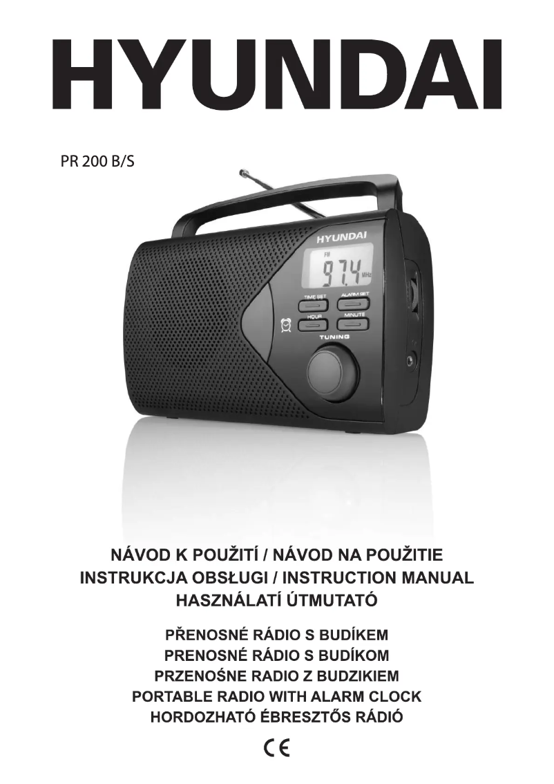 Página 1 del manual Manual de usuario Hyundai PR 200S