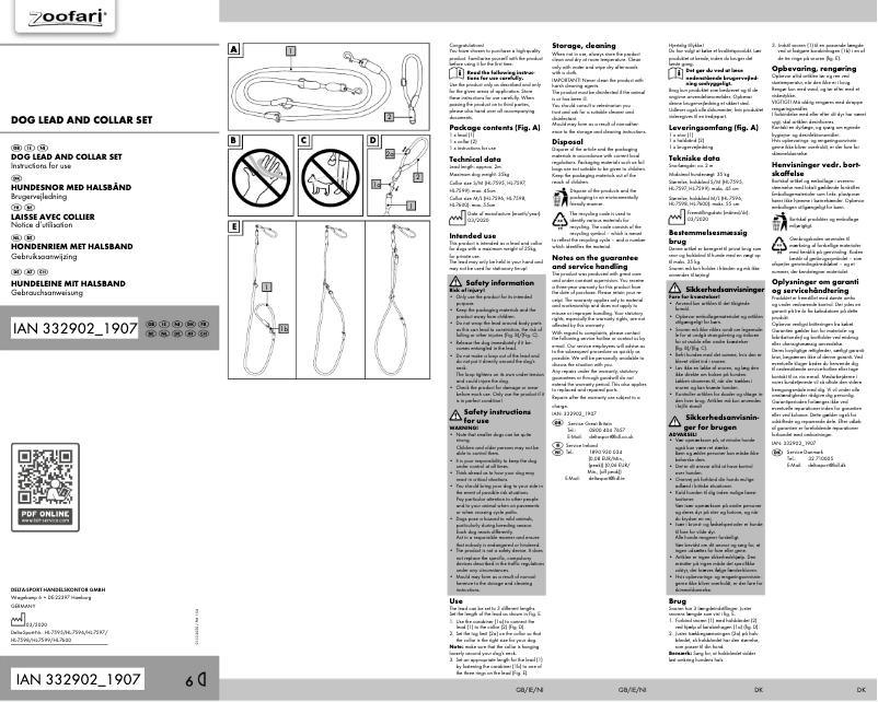Image de la première page du manuel de l'appareil IAN 332902