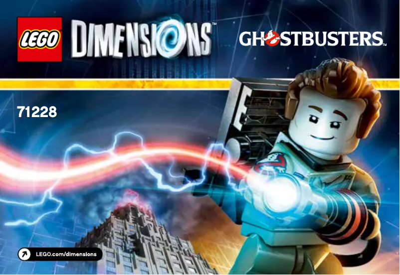 Page 1 de la notice Consignes visuelles Lego The Ghostbusters Level Pack 71228