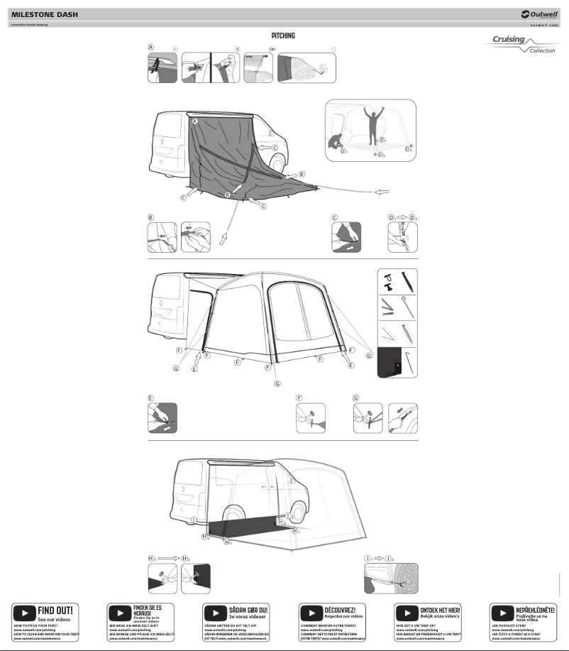 Page 1 de la notice Manuel utilisateur Outwell Milestone Dash