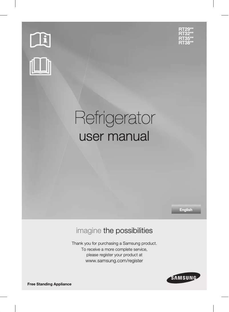 Page n°1 - Manuel utilisateur Samsung RT29FBRNDSP