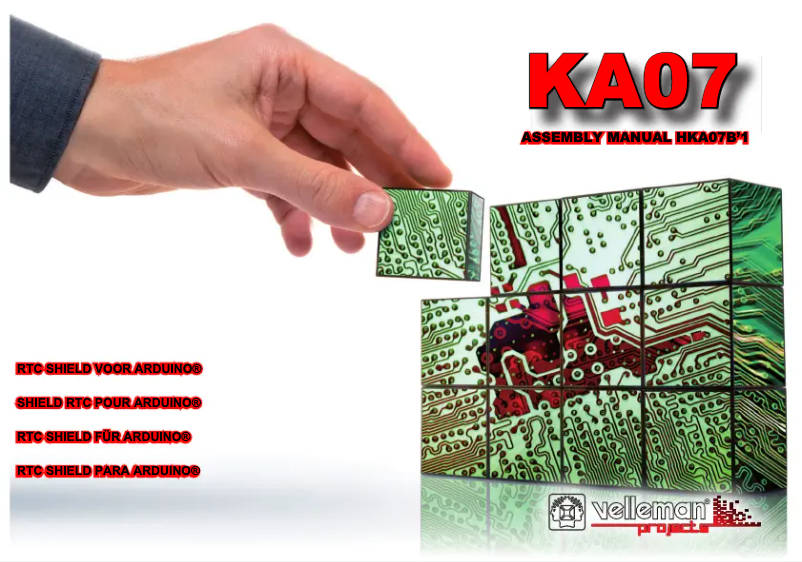 Page 1 de la notice Instructions / montage Velleman KA07