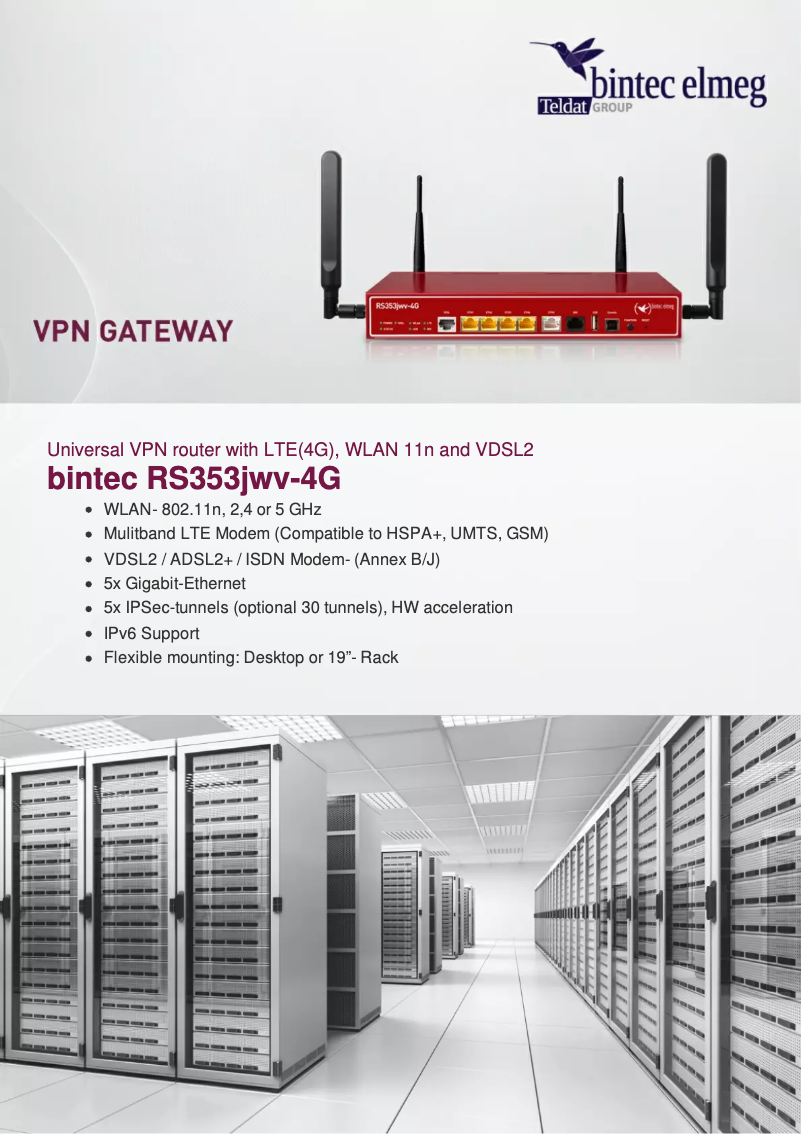 Page 1 de la notice Manuel utilisateur Funkwerk RS353JWV-4G
