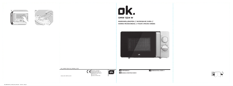 Page n°1 - Manuel utilisateur OK OMW 1224 W