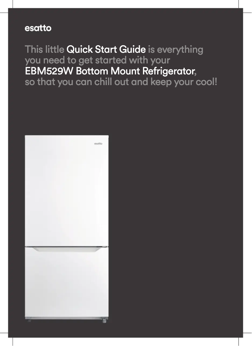 Page n°1 - Guide de démarrage rapide Esatto EBM529W