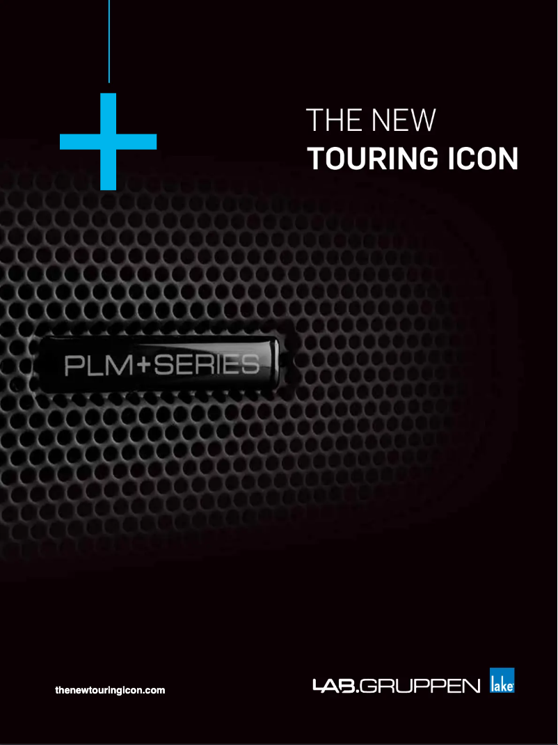 Page 1 de la notice Brochure Lab Gruppen PLM 20K44 BP