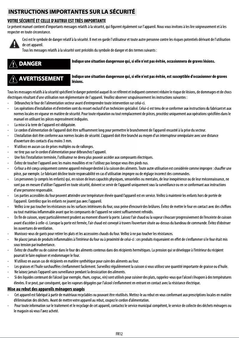 Page n°1 - Manuel utilisateur Ignis AKS 148/IX