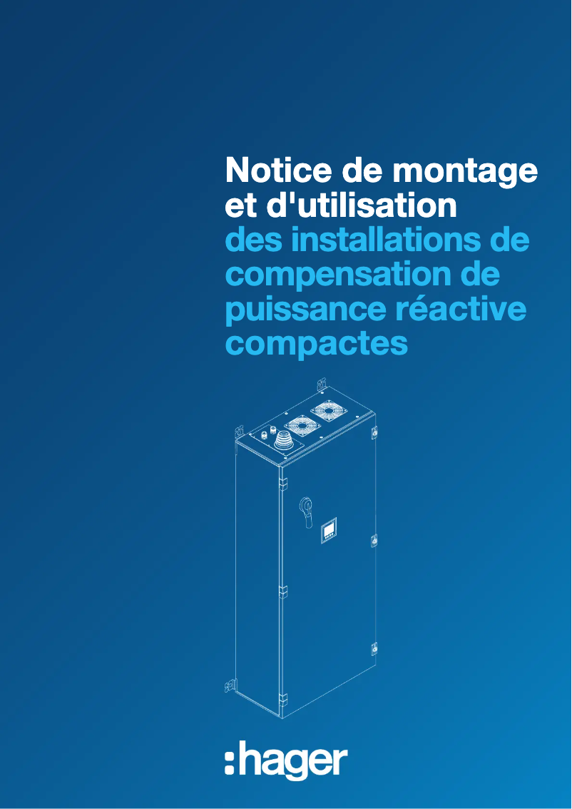 Page 1 de la notice Instructions / montage Hager SPC02510P7ANN