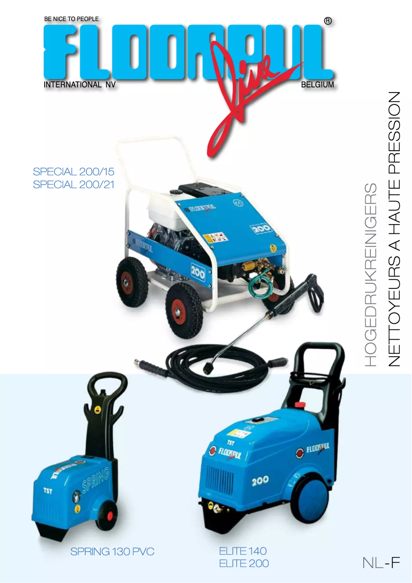 Page 1 de la notice Manuel utilisateur Floorpul Special 200.15