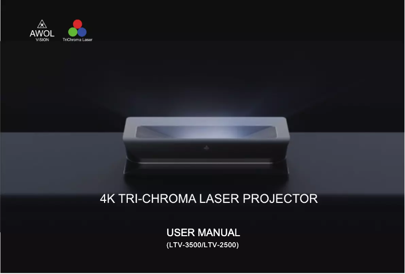 Page n°1 - Manuel utilisateur AWOL Vision LTV-3500