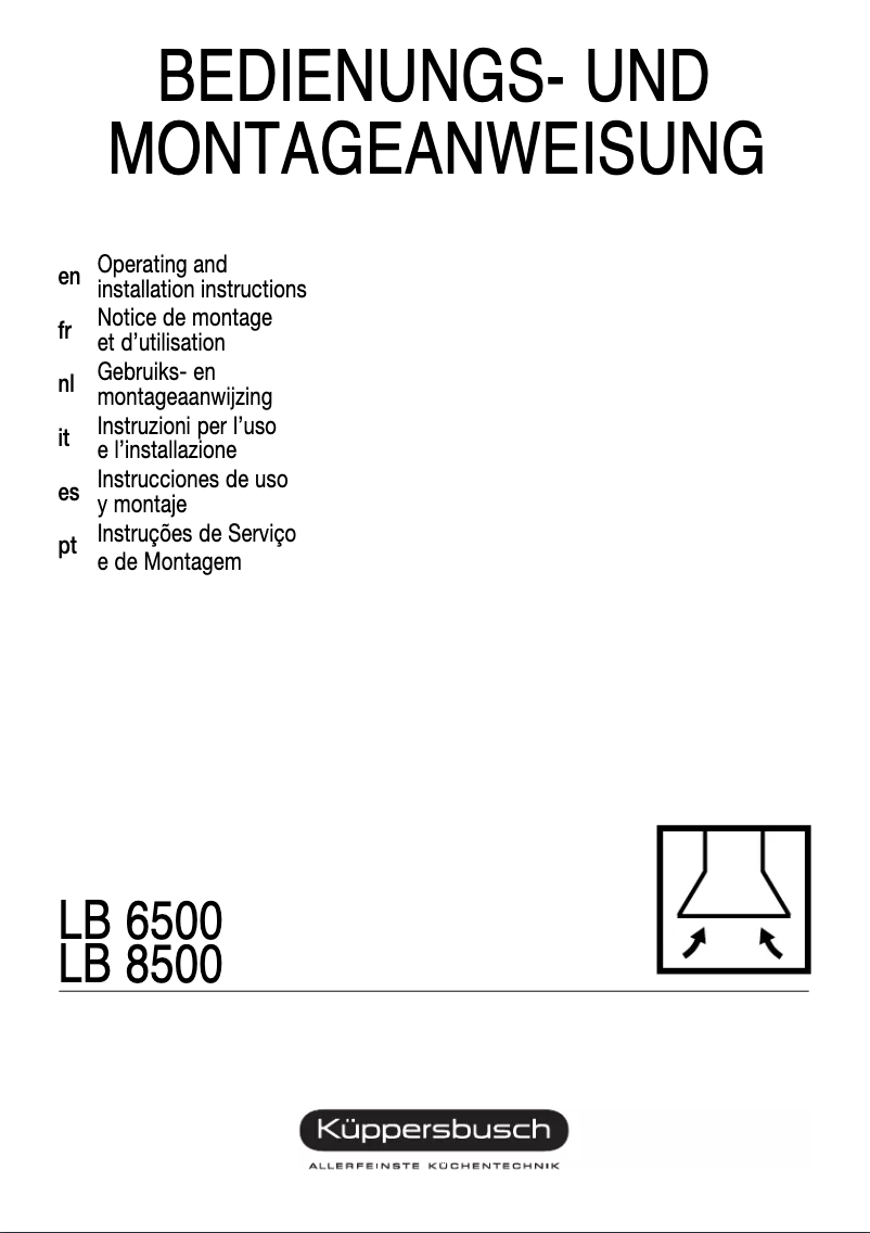 Image de la première page du manuel de l'appareil LB 6500.0