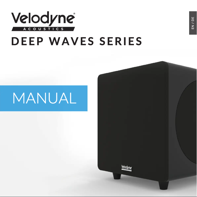 Page n°1 - Manuel utilisateur Velodyne Deep Waves 12