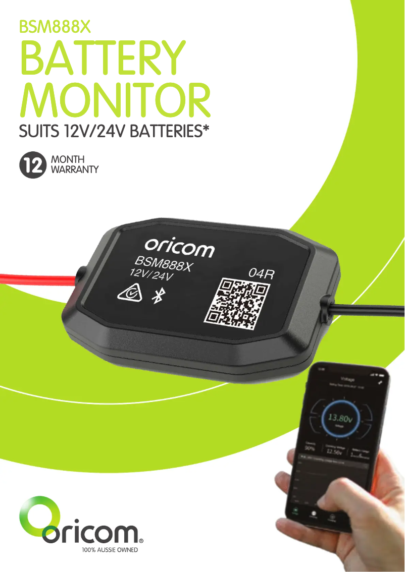 Página 1 del manual Ficha técnica Oricom BSM888X