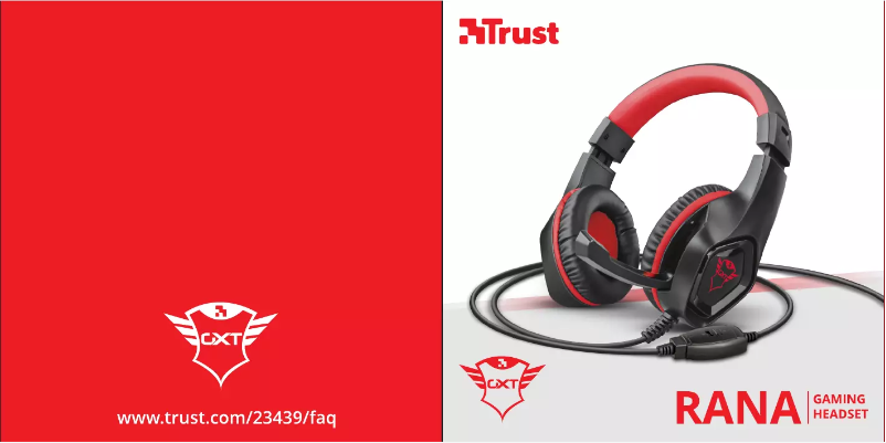 Page 1 of the manual User Manual Trust Rana GXT 404G