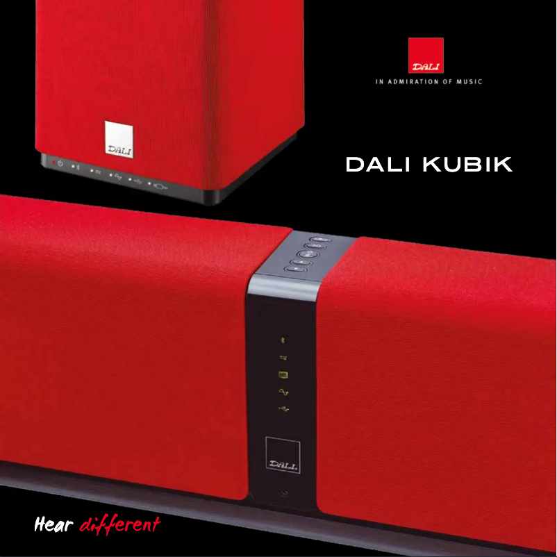 Página 1 del manual Folleto Dali Kubik Xtra