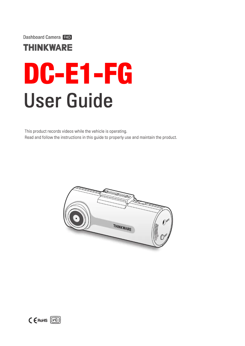 Imagen de la primera página del manual del dispositivo DC-E1-FG