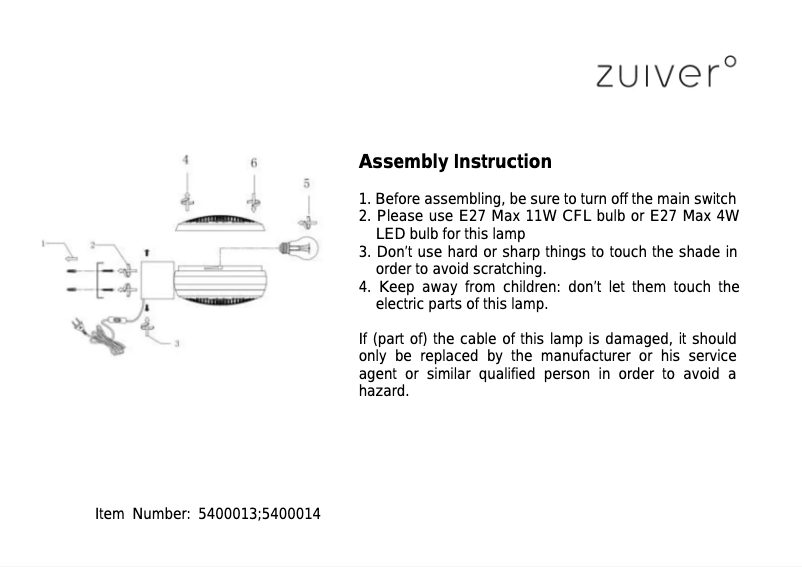 Image de la première page du manuel de l'appareil Gringo